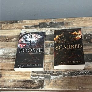 HOOKED AND SCARRED PAPERBACK BOOKS BY EMILY MCINTIRE